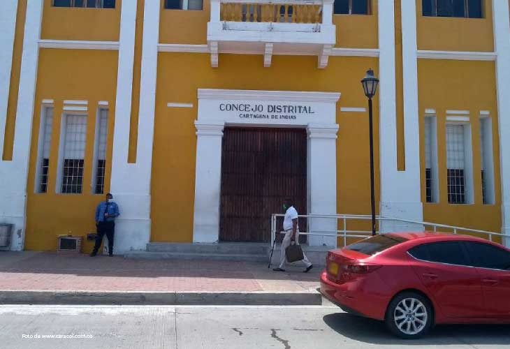 Fachada Concejo Distrital de Cartagena